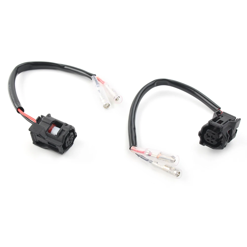 2pcs Motorcycle Type 2-Wire Turn Signal OEM Indicator Wiring Connectors Plug Adapters Connector Wire Harness For Yamaha MT10