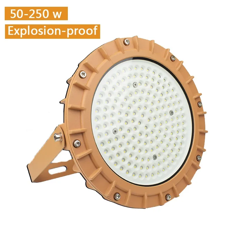 

Ac85-265v 50/100/200/250w Explosion-proof Waterproof Led Floodlight For Gas Station Chemical Plant Workshop Warehouse Lighting