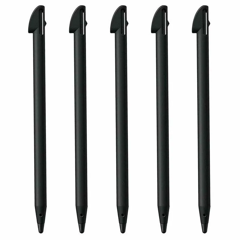 5pcs/set Black Stylus Pens For Nintendo Wii U Gamepad High Quality ABS Fingerprintproof Stylus Pen