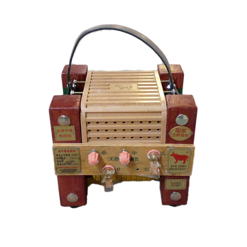 

220V Old-Fashioned Pure Copper Core Aluminum Core Copper Wire Small AC Welding Machine Household Industrial-Grade Welding Machin