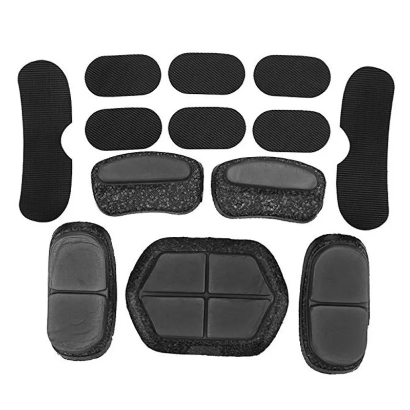 Helmet Pads EPP Memory Foam Protective Cushion Cycling Replacement Accessories For Fast Helmets With Hook Loop Fastener