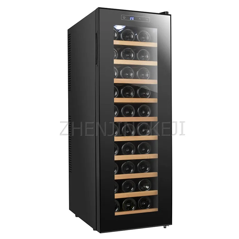 Red Wine Cabinet Electronic Constant Temperature Moisturizing Home Ice bar 30 packs Hanging cup Tea Refrigeration Wind Cooling