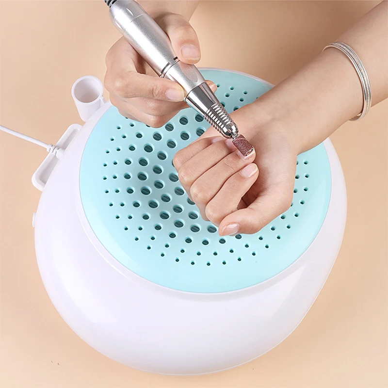 Aspirateur à faible bruit avec filtre pour ongles de bureau, appareil multifonctionnel 60W pour le polissage des ongles, UV-N1