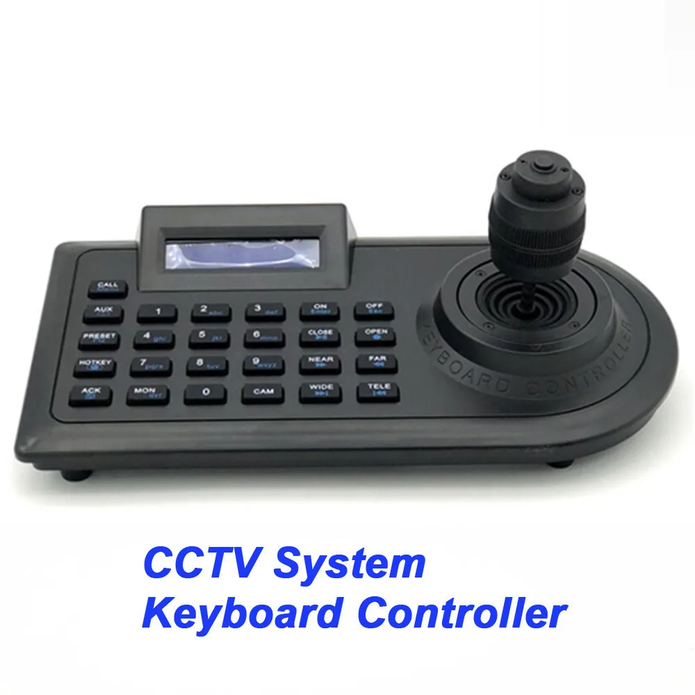 CCTV PTZ Controller Keyboard for Analog AHD High Speed Dome Camera 4-Axis Joystick Keyboard RS485 Communication PELCO-D/P