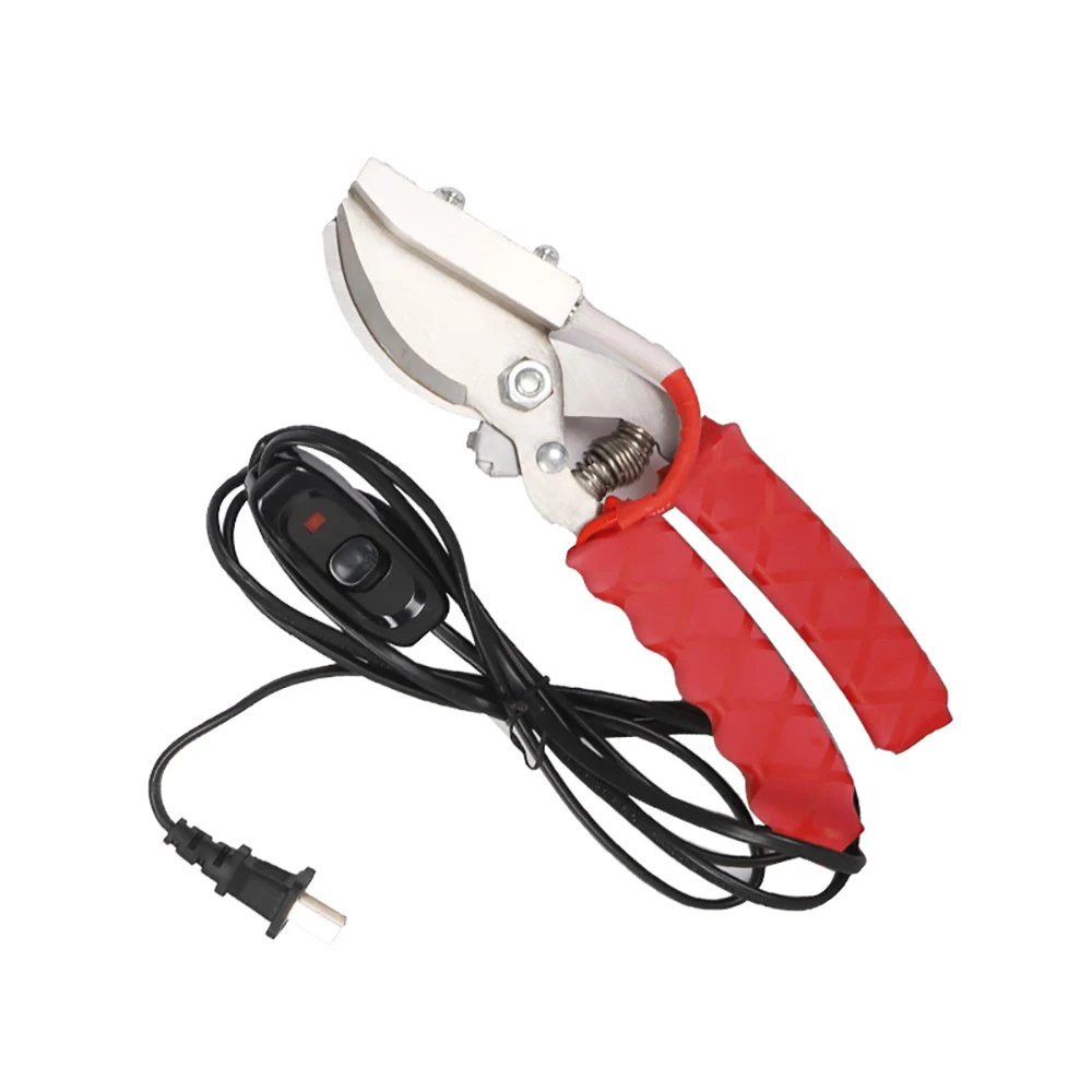 220V Electric Heating Bloodless Tail Cutter Clipper Scissors Piglet Tail Cutting Plier 80W 370℃  For Pig Sheep Goat Farm Tools