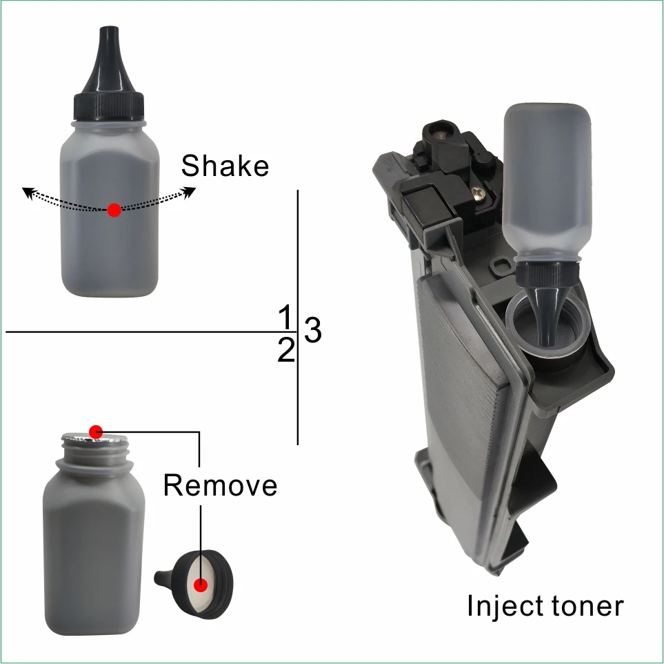 Imagem -05 - Pacote Recarga Toner pó Compatível para Oki B401 401 401d 401dn mb 441 451 Mb451 mb 451w 451dnw 451dn Cartucho de Impressora 4