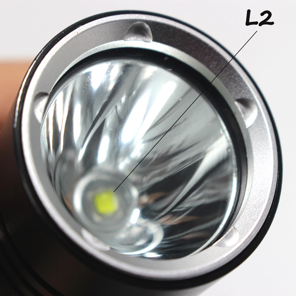 Powerful Diving flashlight L2 LED White/Yellow light 6000lumen Underwater 80 Meter 26650 Waterproof Scuba lanterna dive Lamp