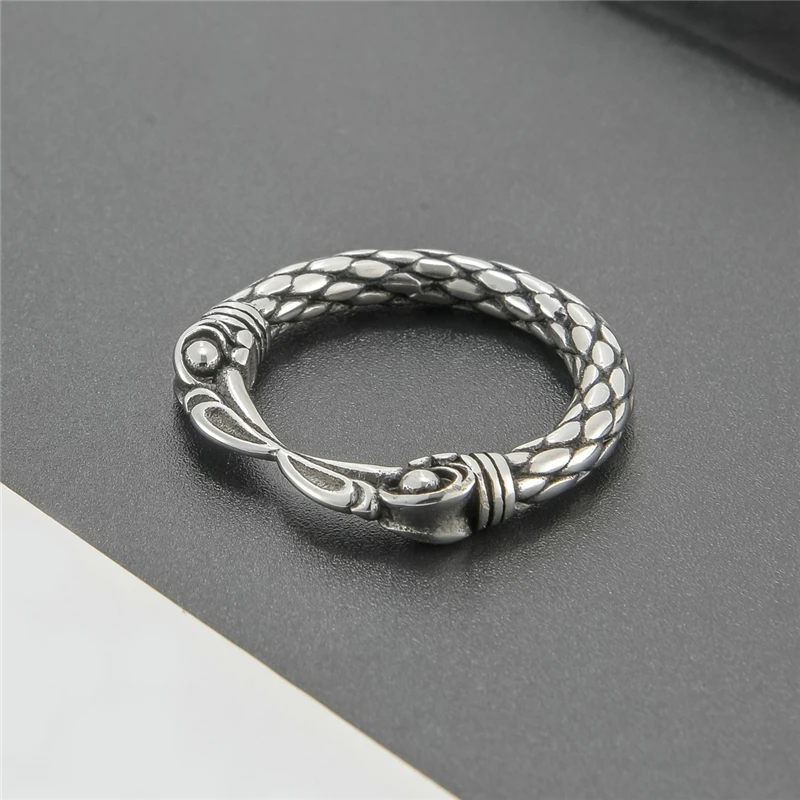 Nordic Viking Jewelry Hip hop Solid Stainless Steel Eagle Beak Ring Men Boy Rings Birthday Party Gift For Boyfriend Dropshipping