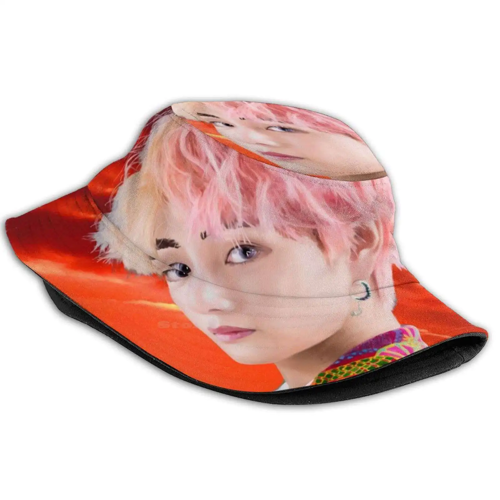 V Idol Sun Hat Topi Fisherman Cap Bucket Hats Kim Taehyung Kimtaehyung V Idol Kpop K Pop