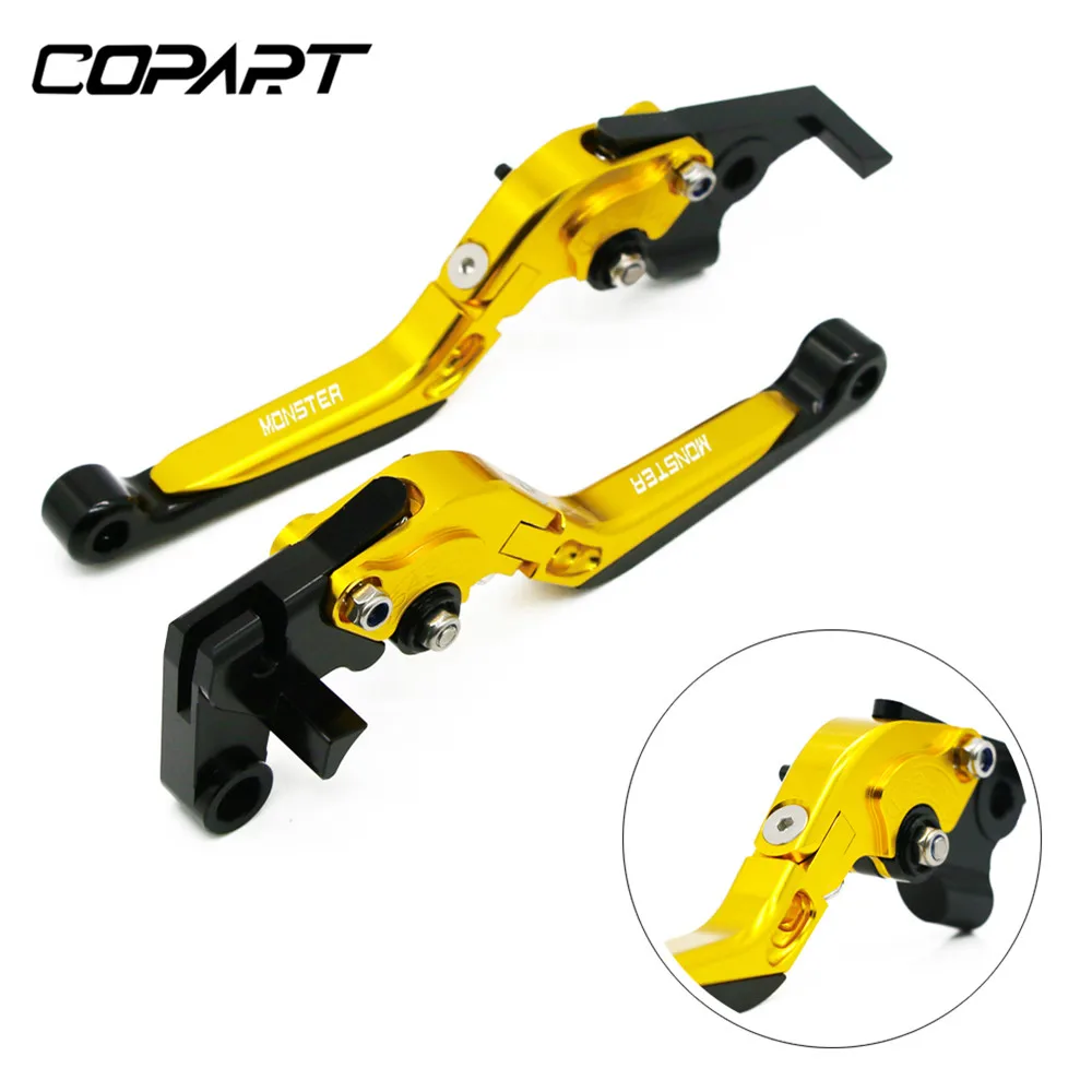 For Ducati Monster ST2 M 400 600 620 750 919 796 696 659 695 M600 ST2 Motorcycle CNC Adjustable Extendable Brake Clutch Levers