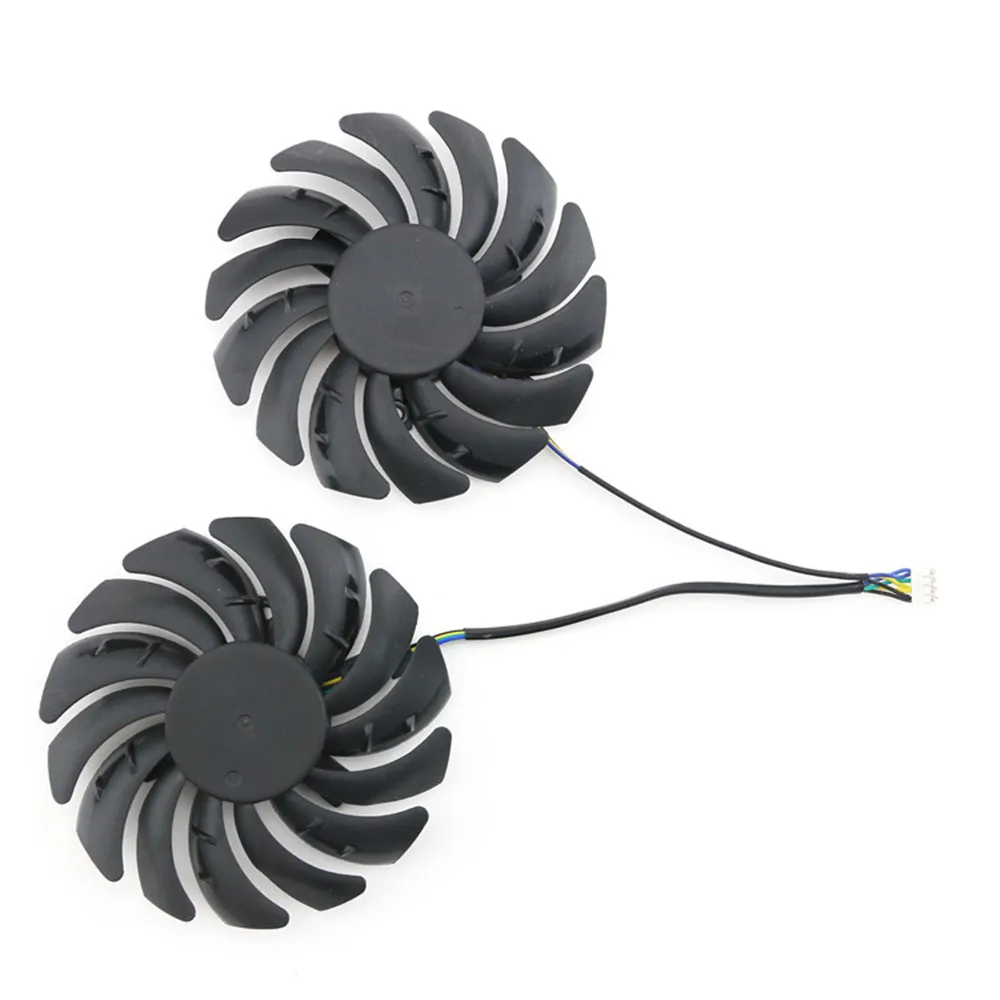 2PCS Brand New Video Card Cooling Fans Replacement Graphics Cooler PLD09210S12HH For MSI GTX1660ti 1660 1650S GAMING /X