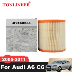 TONLINKER Air Filter 4F0133843A For Audi A6 C6 3rd 2005 2006 2007 2008 1.8MT 1.9TDI 2.0MT 2009 2010 2011 2.0TFSI 2.0TDI