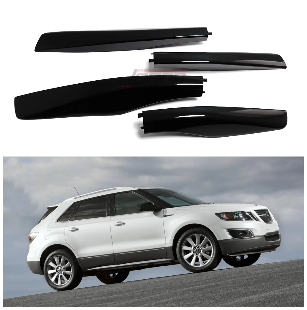 For Lexus RX RX350 RX400h RX330 2004-2009 Car Accessories 4Pcs Roof Rack Rail End Cover Shell Cap