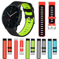 For Huami Amazfit GTR 2 2e Silicone Watchband Bracelet For Amazfit GTR 47mm Pace Stratos 3 2 2s GTR2 Watch Strap 22mm Wrist Band