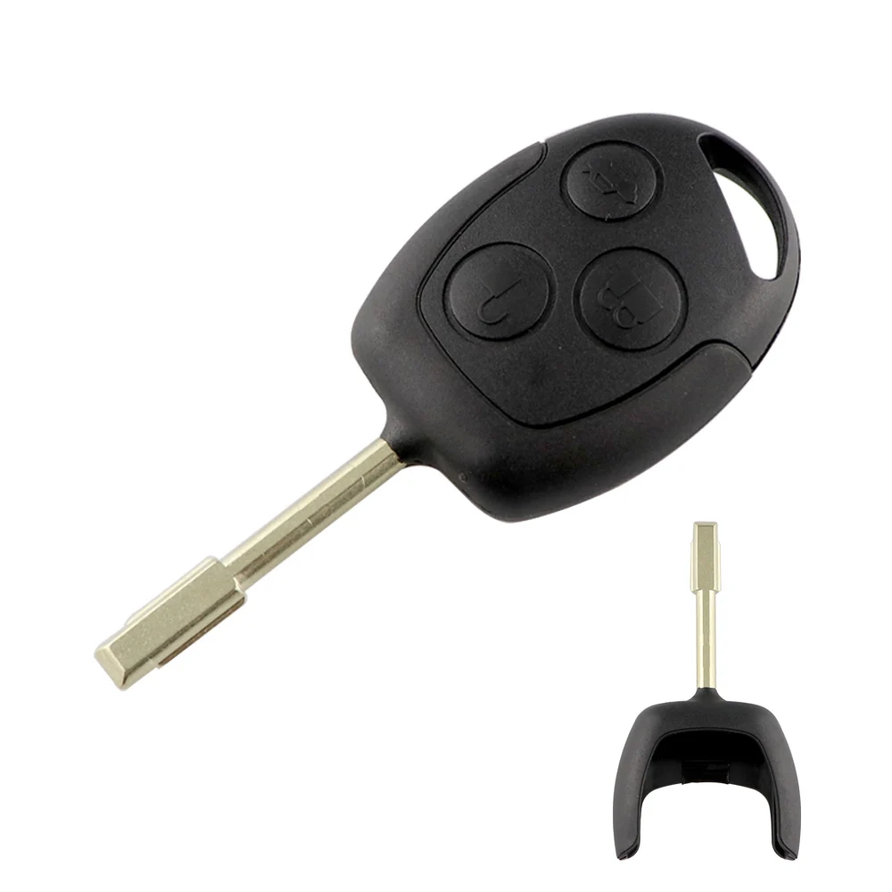 YIQIXIN 3 Button Remote Replacement Car Key Shell Case For Ford Mondeo Focus 2 3 Festiva Fiesta Transit Car Key With FO21 HU101