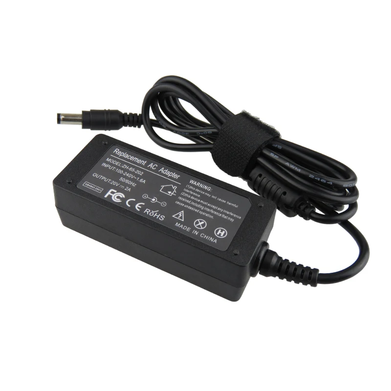 Zoolhong 20V 2A 5.5*2.5mm 40W AC Adapter Laptop Charger For Lenovo IdeaPad S10-2 Series LG X110 X120 X130 MSI U100