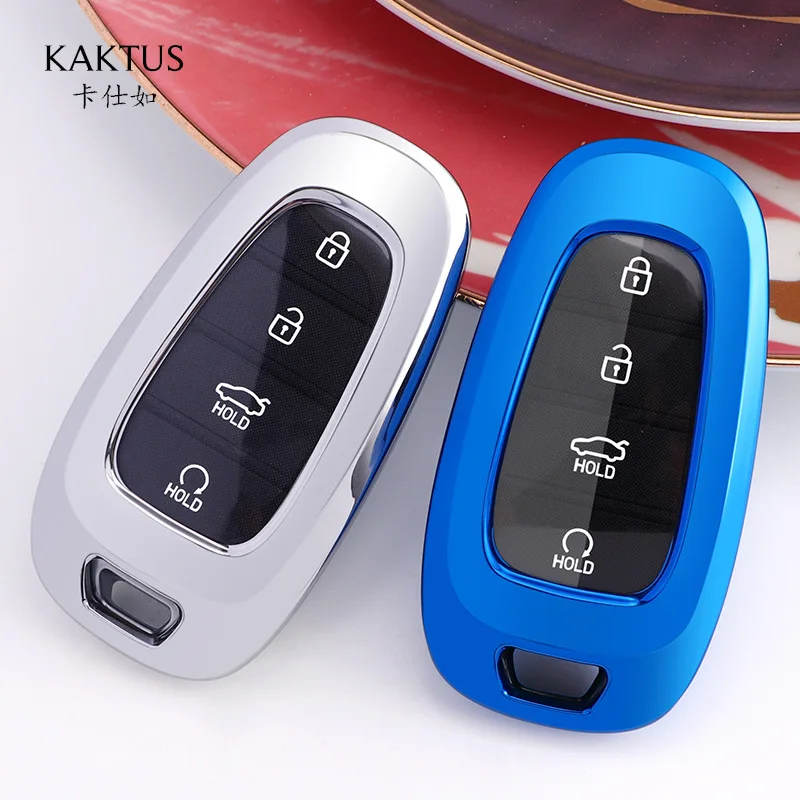 TPU Car Remote Key Case Cover for Hyundai Sonata Tucson Solaris i30 Grand Stare 2019 2020 2021 MPV Remote keyless