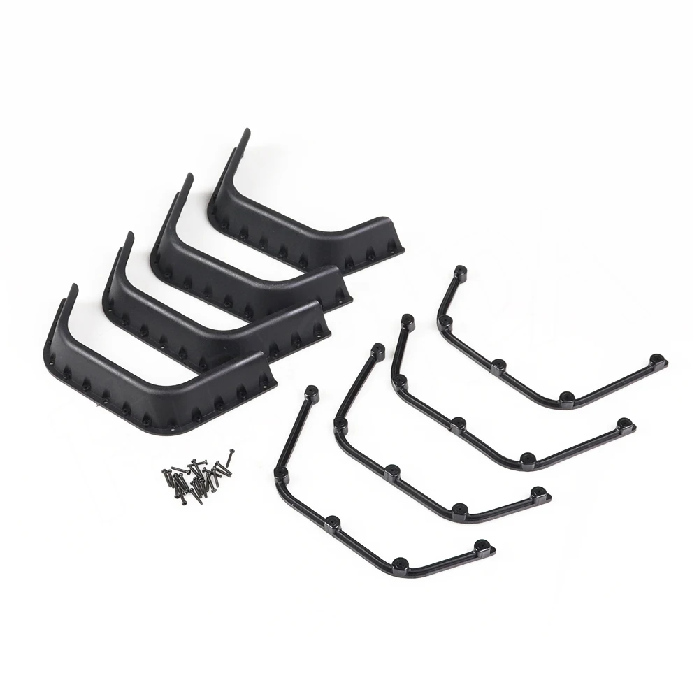 4PCS RC Car Widen Fender Flares for 1/10 RC Crawler Car RC4WD D90 D110 Defender Body Upgrade Parts