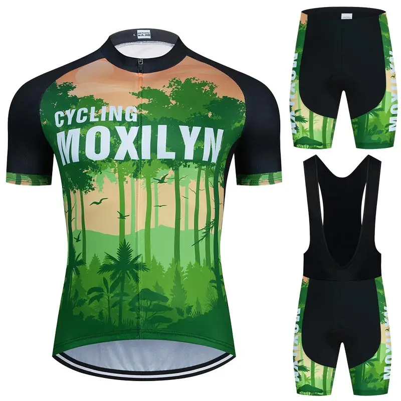 

Moxilyn Cycling Jersey MTB Jersey 2021 Bicycle Team Cycling Shirts Mens' Short Sleeve Bike Wear Summer Premium Bicycle Clothing