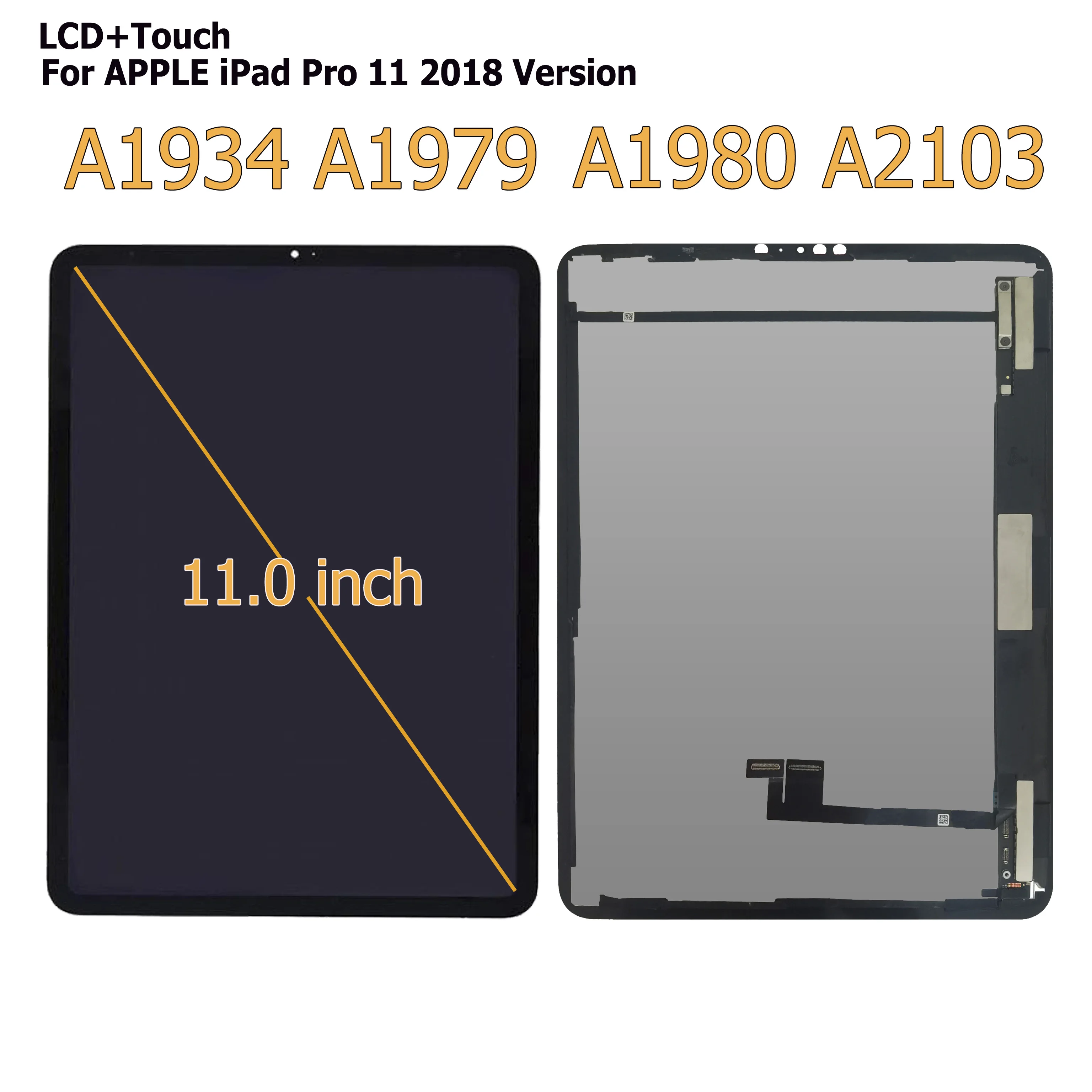 11'' NEW for iPad Pro 11 LCD A1980 A1934 A1979 A2068 A2230 A2228 LCD Display Touch Screen Digitizer Assembly Replacement