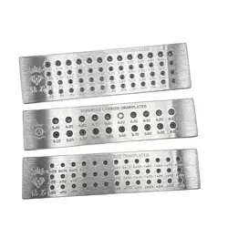 0.26-4.10mm/0.26-2.8mm/3.1-5.0mm/0.04-1.06mm Tungsten Carbide Wire Drawplate Jewelry Making Round Shape Craft Processing Tool