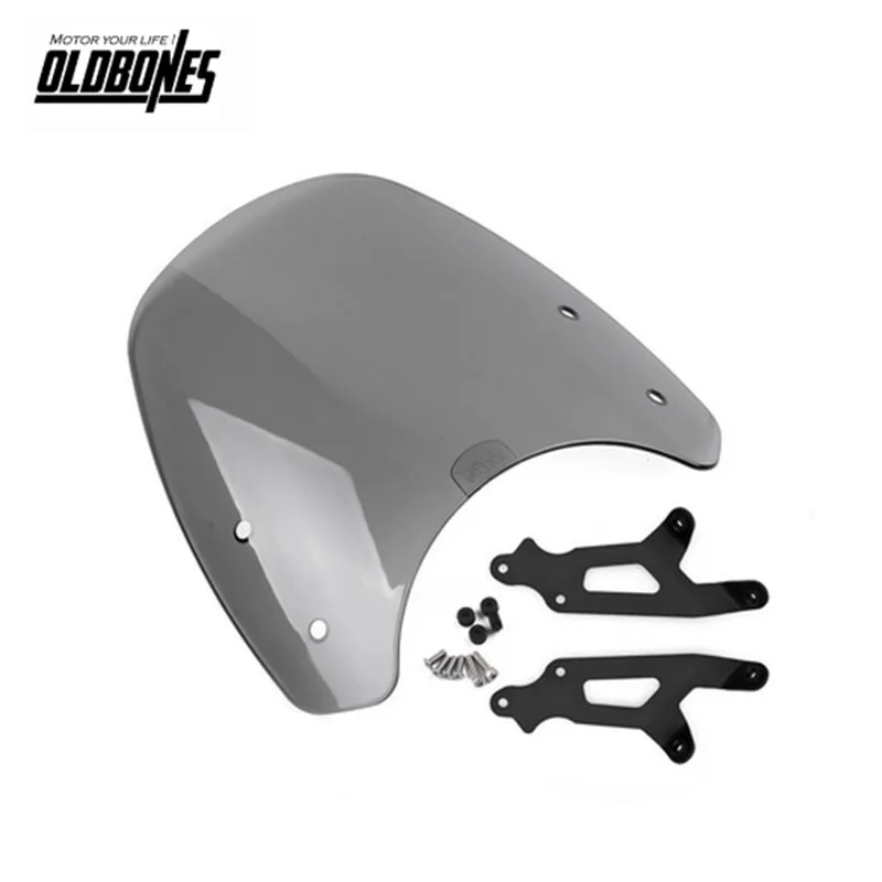 Motorcycle Windscreen Air Deflector Windshield Wind Muff Protection With bracket For Yamaha XSR900 XSR 900 2016 2017 2018