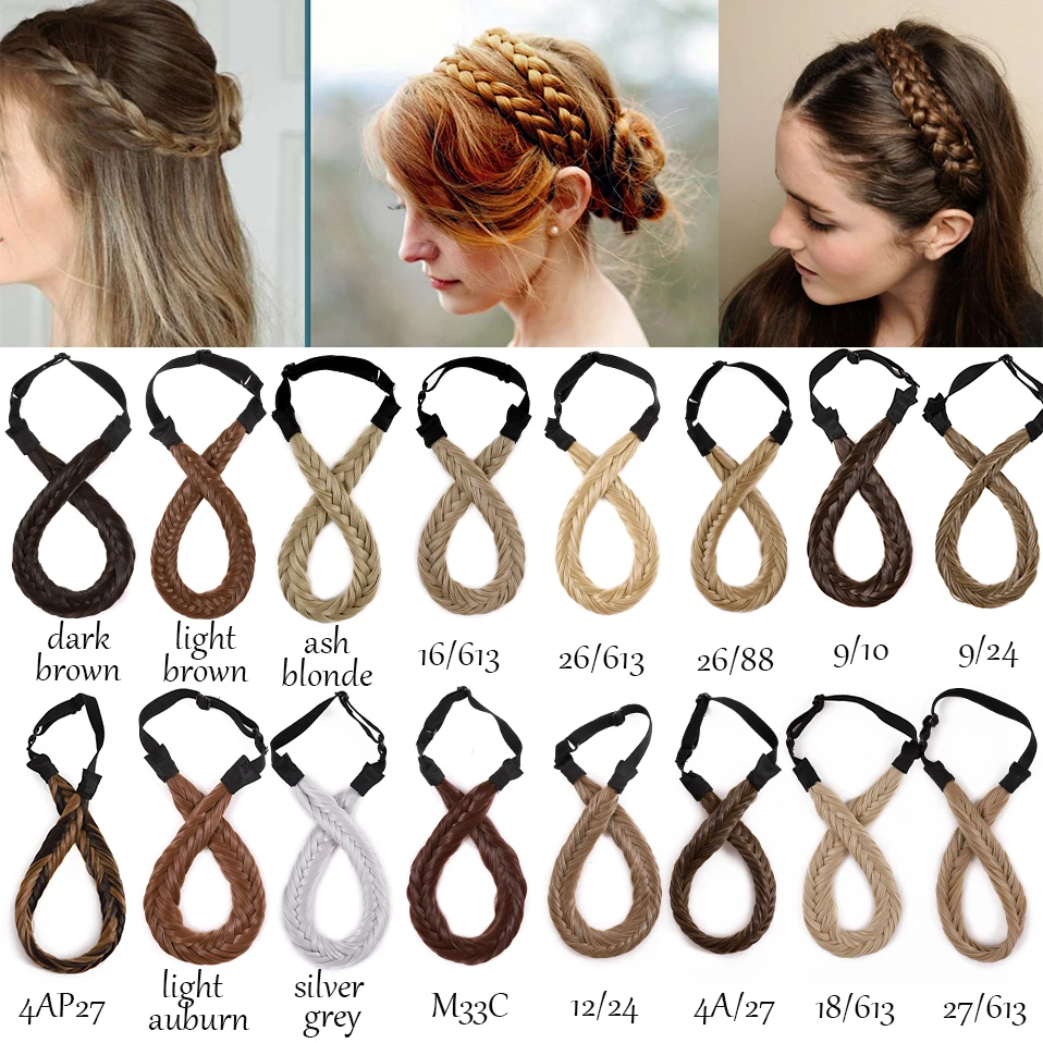 32 Toothed Non-slip Headbands Fashion Women Twist Hairbands Adjustable Head Band Bezel Headwear Girls Braid Hair Accessories