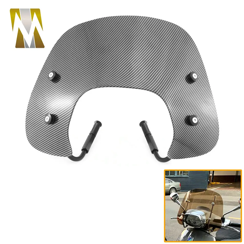 

Motorcycle Wind Deflector Windscreen With Bracket Accessorie For Sprint 150 Sprint150 Bolt-On Windshield Protector