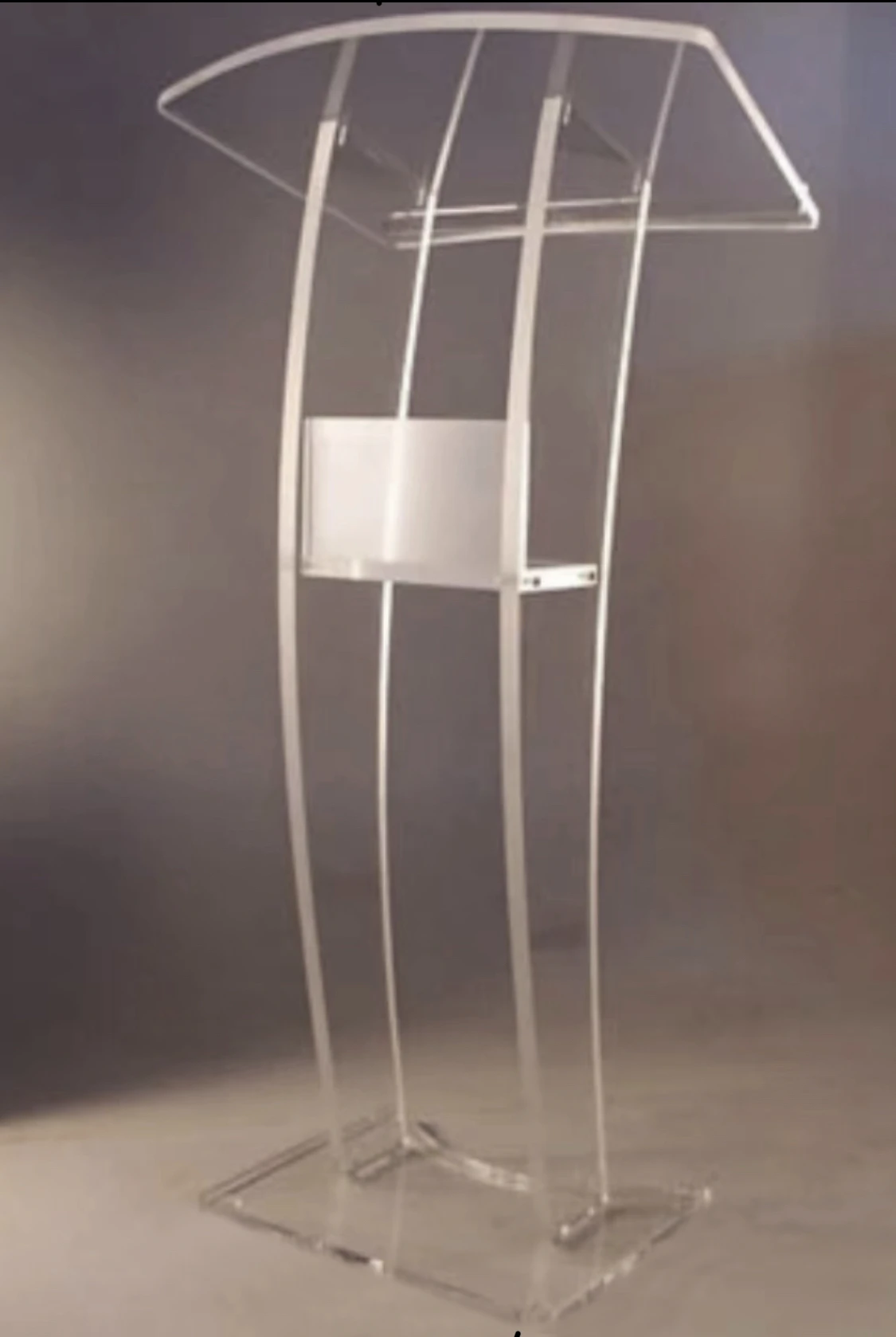 Transparent Modern Design Simple Cheap Clear Acrylic Lectern plexiglass