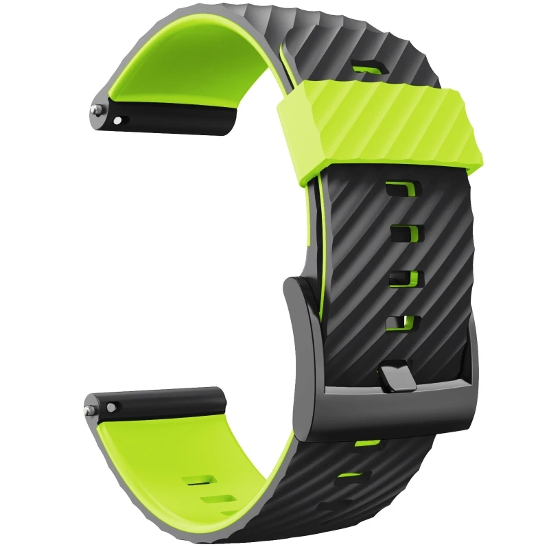 For Suunto- 7/9/Baro/D5 soft Silicone Smart Watch Wristband Accessory EasyFit Accessory Sports Bracelet Strap Quick install