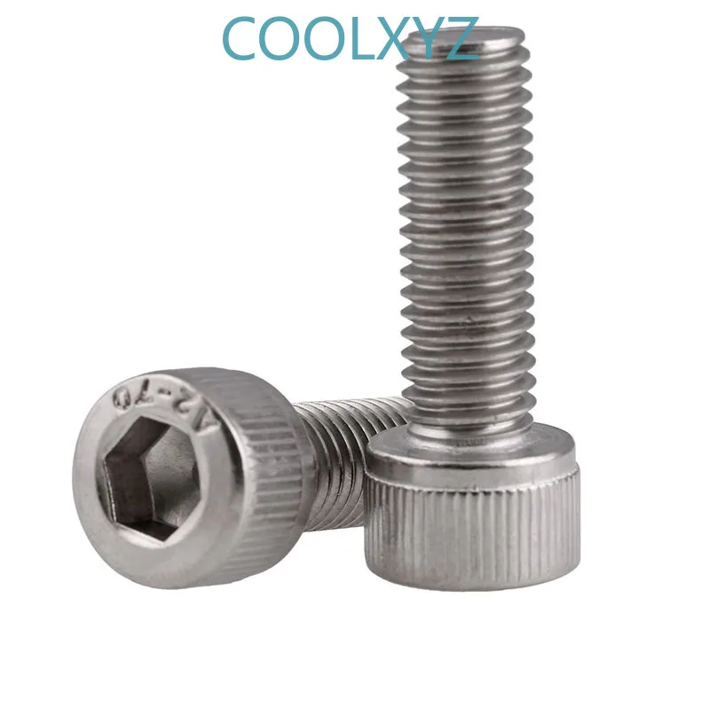 DIN912 304 stainless steel reverse thread / left thread / reverse thread / left internal hexagonal screw / bolt m4-m12 2PCS