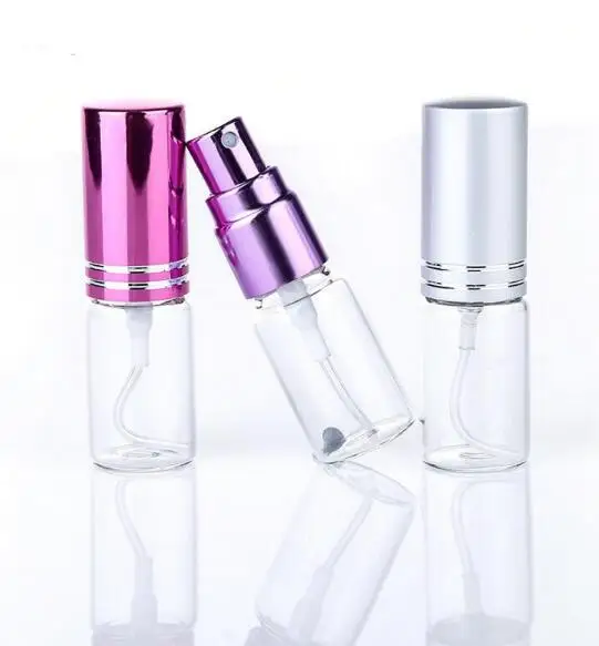 5ML 10ml Glass Refillable Portable Spray Perfume Bottles Atomizer Travel Empty Perfume Sample Container