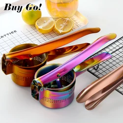 1xStainless Steel Manual Fruit Pomegranate Squeezer Orange Lemon Juicer Hand Press Kitchen Tools Potato Masher Ricer Maker Tool