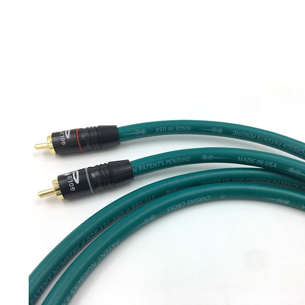 1 คู่ Cardas rca INTERCONNECT CABLE,เสียงวิดีโอสัญญาณสาย,RCA hifi ขยายสาย