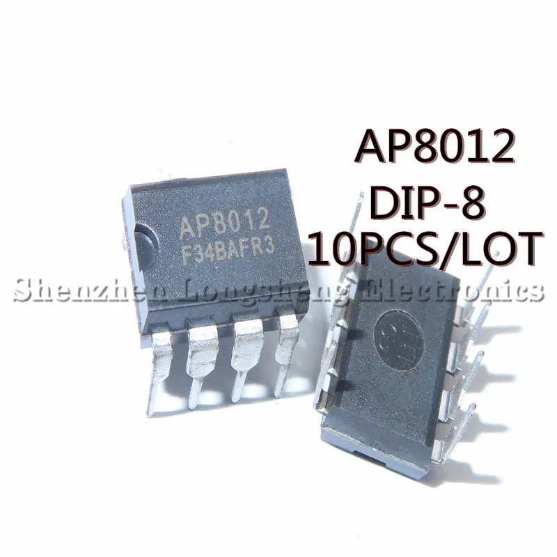 10PCS/LOT AP8012 DIP-8 Induction Cooker/DVD Power Management Chip IC Integrated Block  New In Stock Original