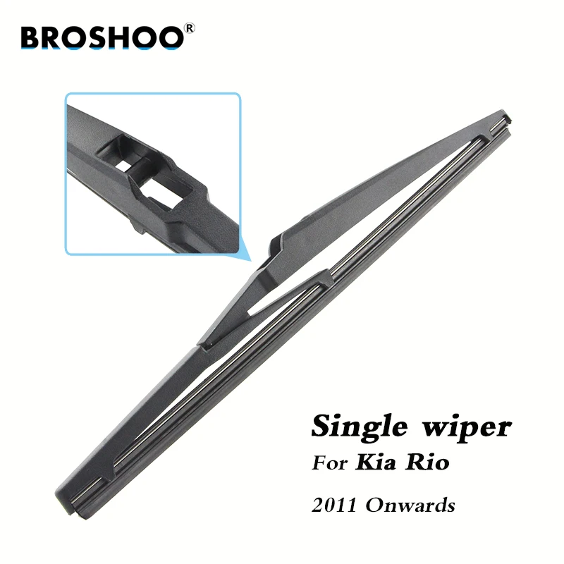 Car Wiper blade Rear Back Window Windscreen Windshield Wipers For KIA Rio Hatchback 280mm 2011 Onwards Auto Accessories