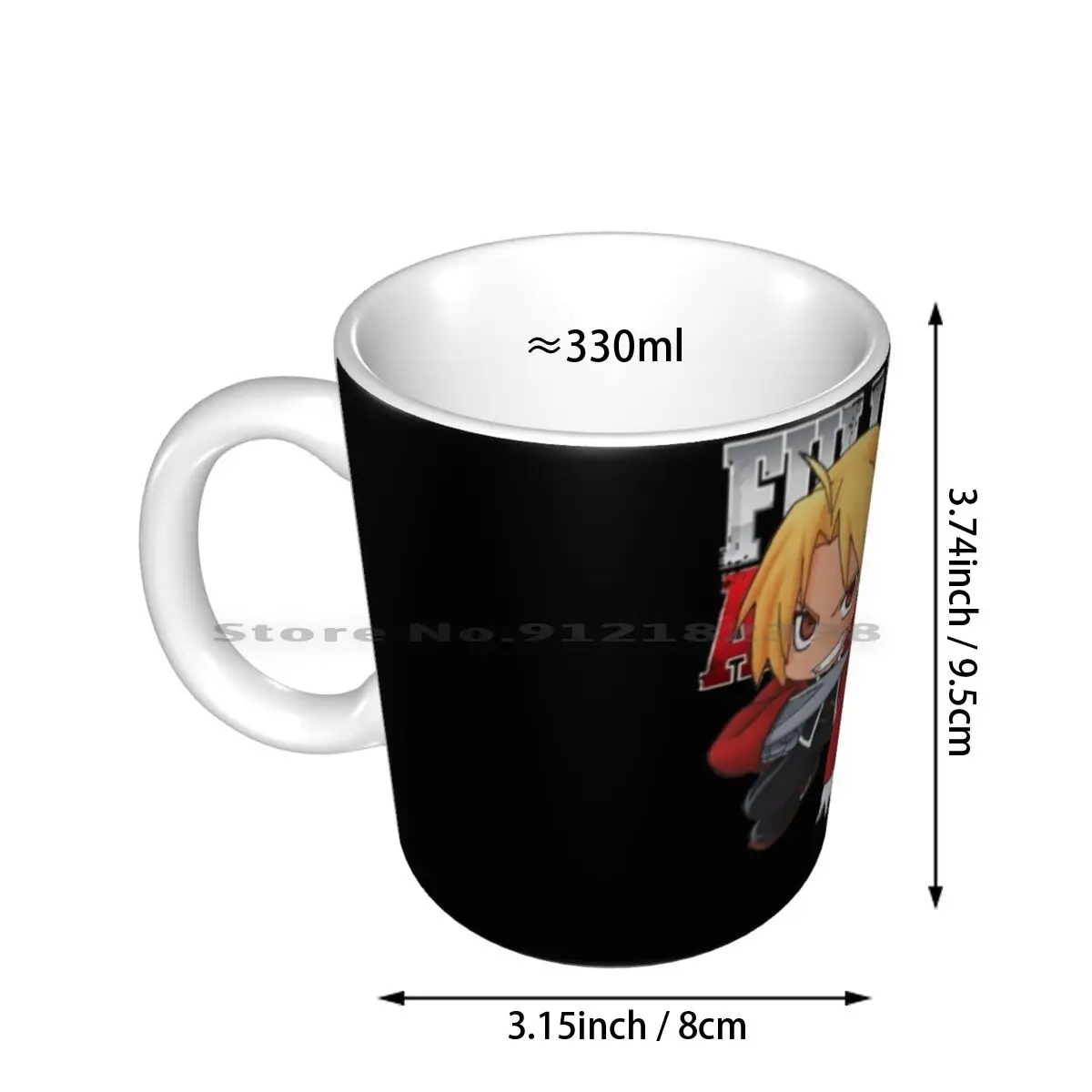 Fullmetal Alchemist Edward Cute Ceramic Mugs Coffee Cups Milk Tea Mug Fullmetal Alchemist Anime Fullmetal Alchemist Alphonse