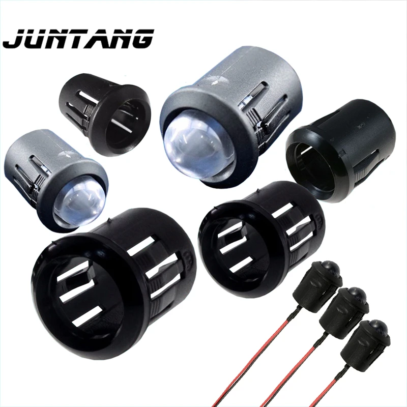 F3 F5 LED 3mm / 5mm / 8mm / 10mm LED black plastic socket bracket clip frame fixed downlight cover