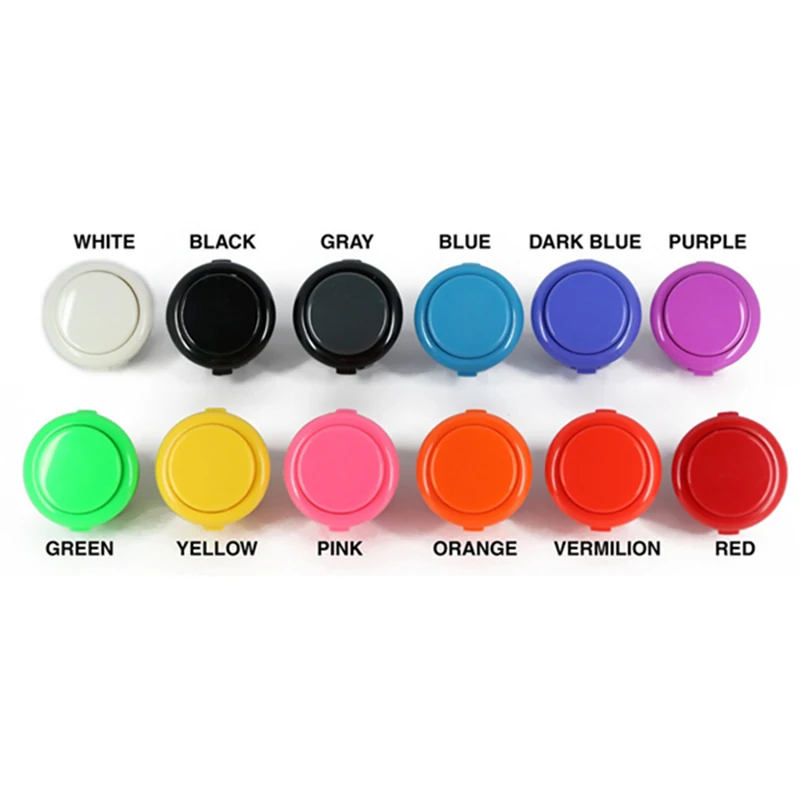 6pcs/lot Original Sanwa OBSF-30 Push Button authentic Sanwa Buttons for arcade machine DIY Cabinet JAMMA 13 colors available