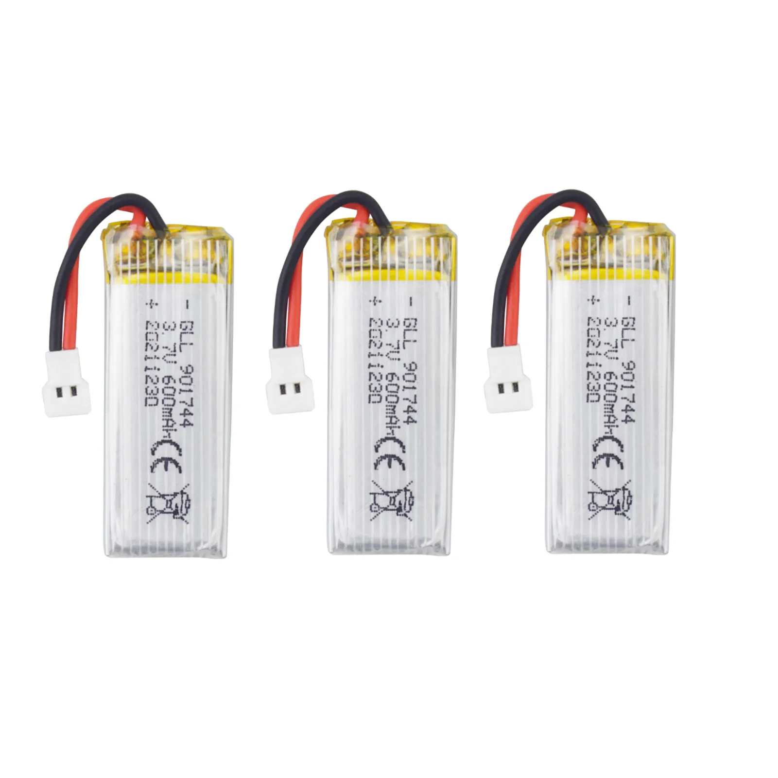 3PCS 3.7V 600mAh Lithium Battery For Syma X600W X700 X700W Aerial Photography Four Axis Aircraft，Drone Battery Accessories