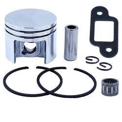 Piston Ring 38mm Bearing 10mm Pin Muffler Gasket Kit For STIHL MS180 018 MS 180 Chainsaw Replace Part 1130 030 2004 бензопила
