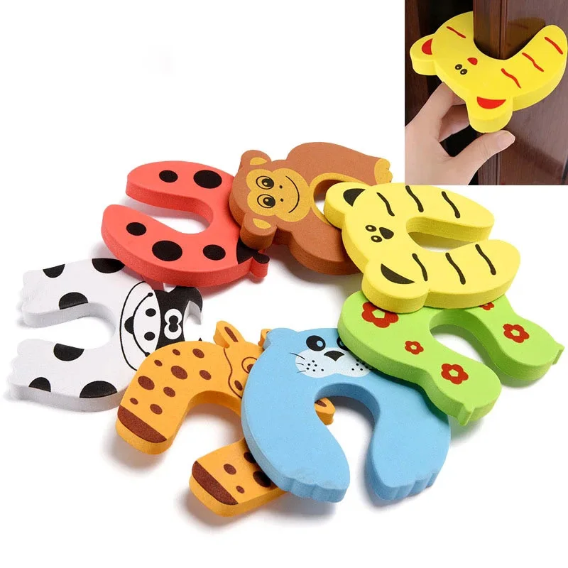 3pcs Child Kids Baby Cartoon Animal Jammers Stop Door Stopper Holder Lock Safety Guard Finger Protect Door Stop Baby Safety lock