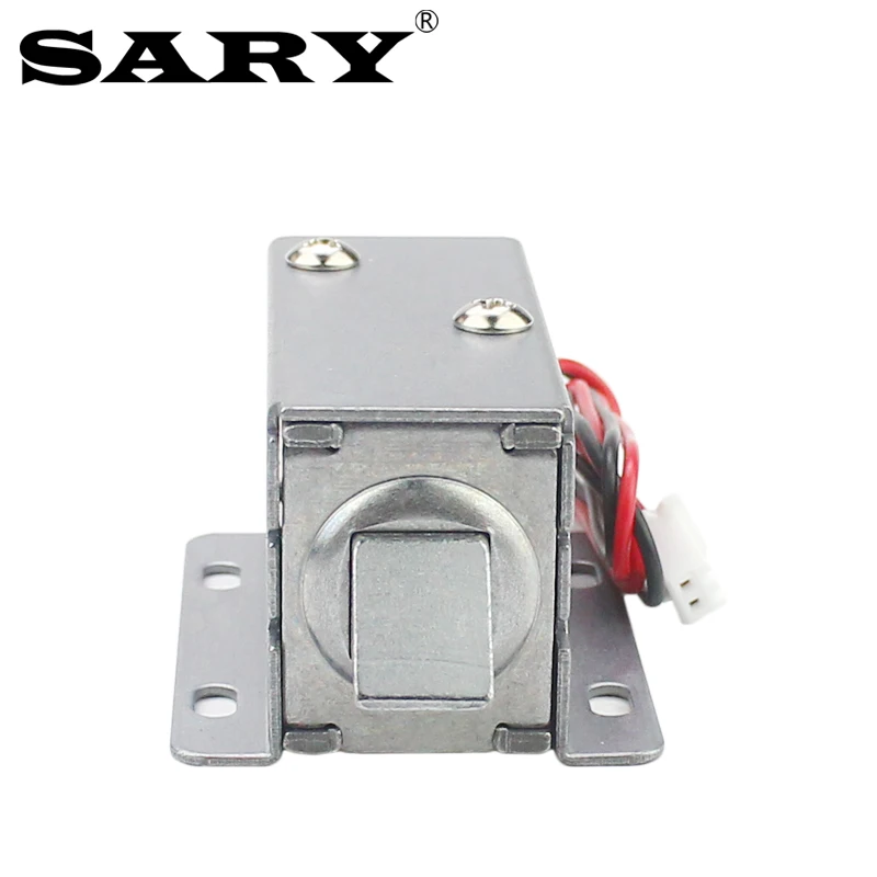 DC12V small electronic lock DC 24v mini solenoid electric control lock can manually unlock the drawer cabinet door lock