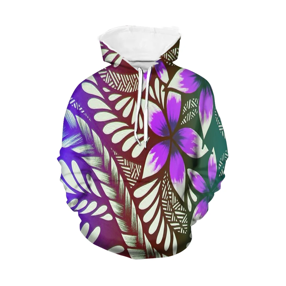 Noisydesigns Autumn Winter DIY Style Water Droplet  Flowers Print Hoodies Men's Sweatshirt Hooded Streetwear