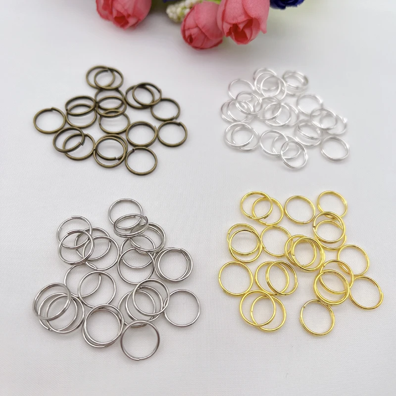 

5000pcs Wholesale Diy Jewelry Finding Open Jump Rings Double Loops Split Rings for Jewelry Making Necklace Connector Accessories