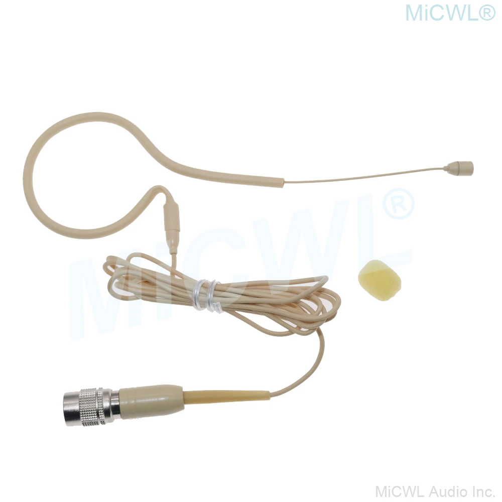 

ATW2000 Beige earset Headset Microphone for Audio-Technica new generation ATW series Wireless Mic System Hirose 4Pin Lock