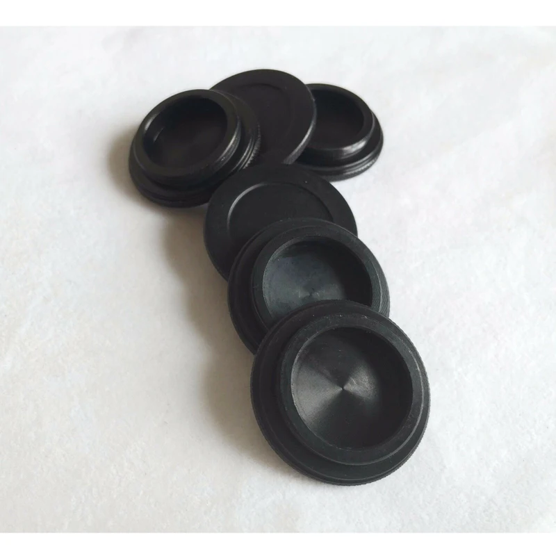New Metal C mount CCTV Camera Body Cap Dust Cover Caps Male Thread 10Pcs