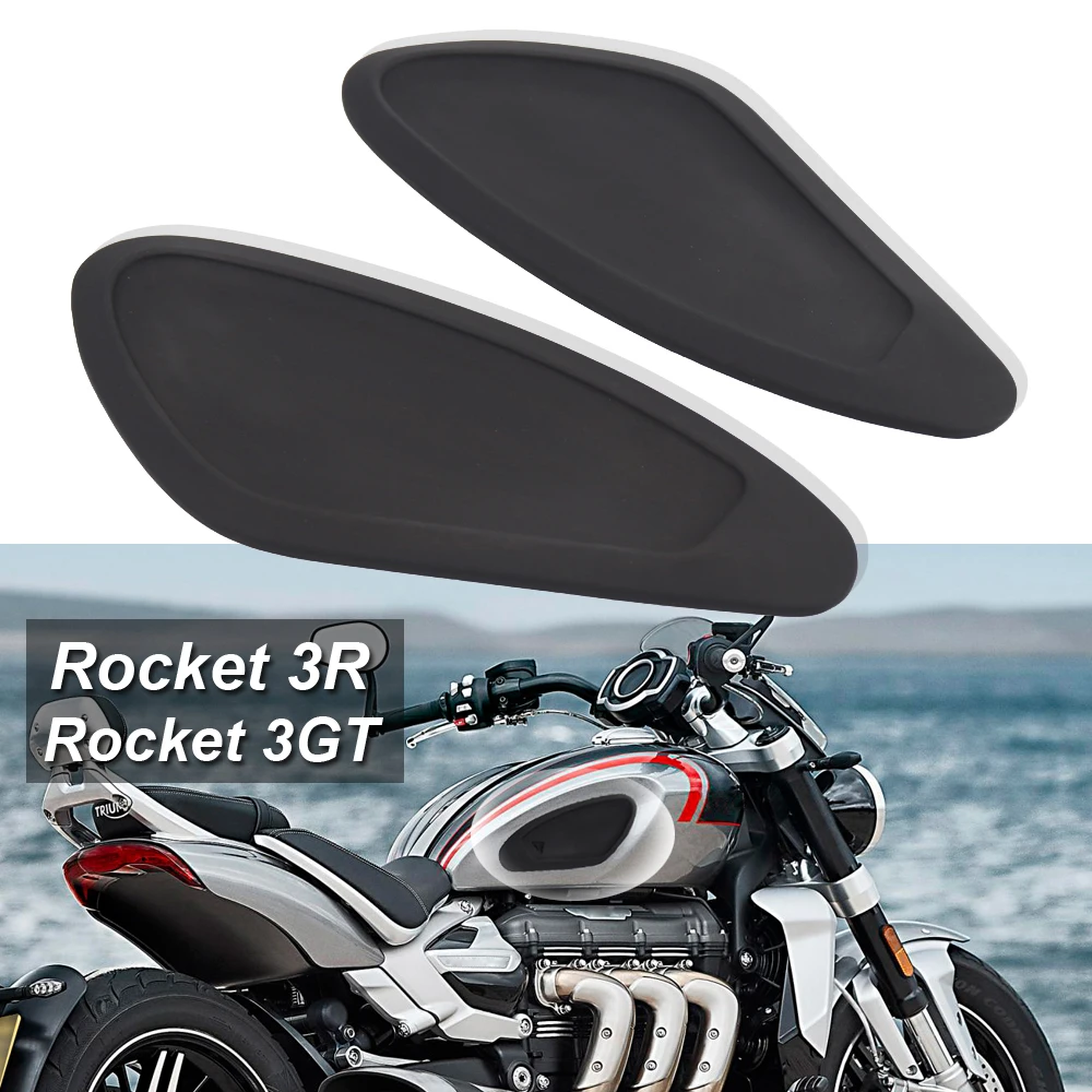 

New Motorcycle For Rocket 3R Rocket 3GT Tank Pad Rubber Stickers Waterproof Side Fuel Knee