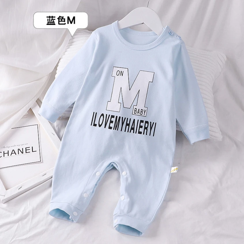 2023 Newborn Baby Romper Spring Cute Carton Printed Long Sleeve Cotton Clothes Autumn  Jumpsuits Baby Boy Clothes One-Piece