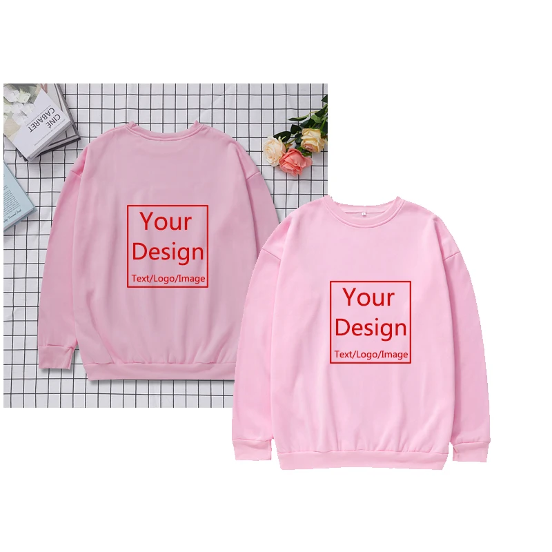 Neue benutzerdefinierte Hoodies DIY Text Logo Bild Druck hochwertige Kleidung individuelle Sport Hoodies Casual Sweatshirt Plus Größe XXS-4XL